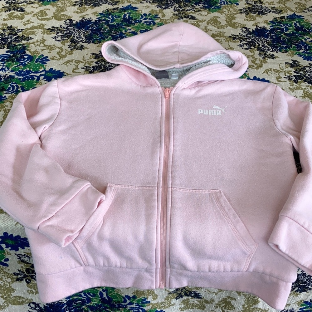 Puma Girls Pumase zip up Hoodie